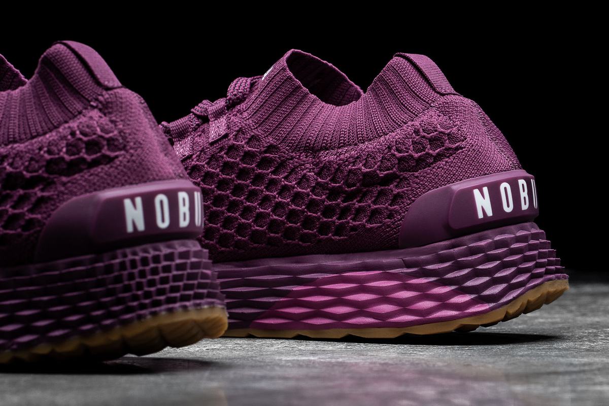 Nobull Knit Runner Women's Running Shoes Purple | Australia (PR3570)